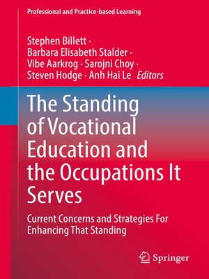 cover image of The Standing of Vocational Education and the Occupations It Serves